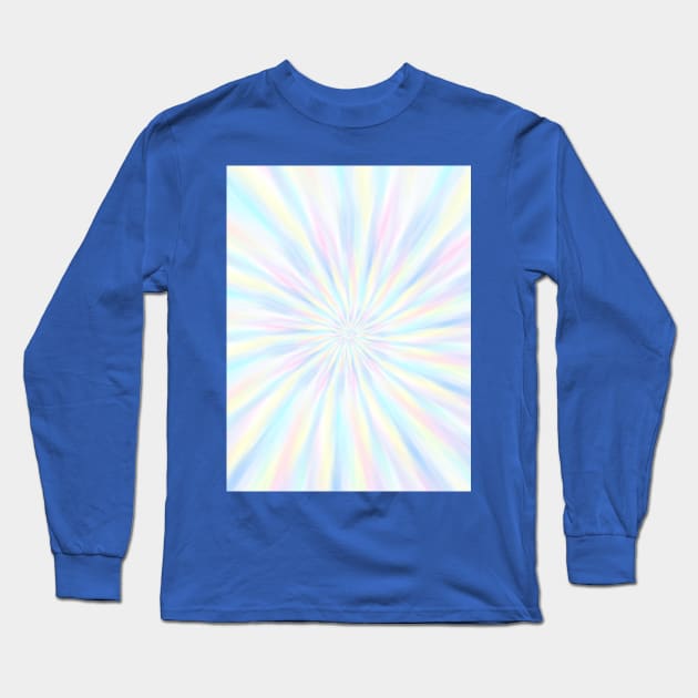 Pastel Tie dye Long Sleeve T-Shirt by Crea Twinkles